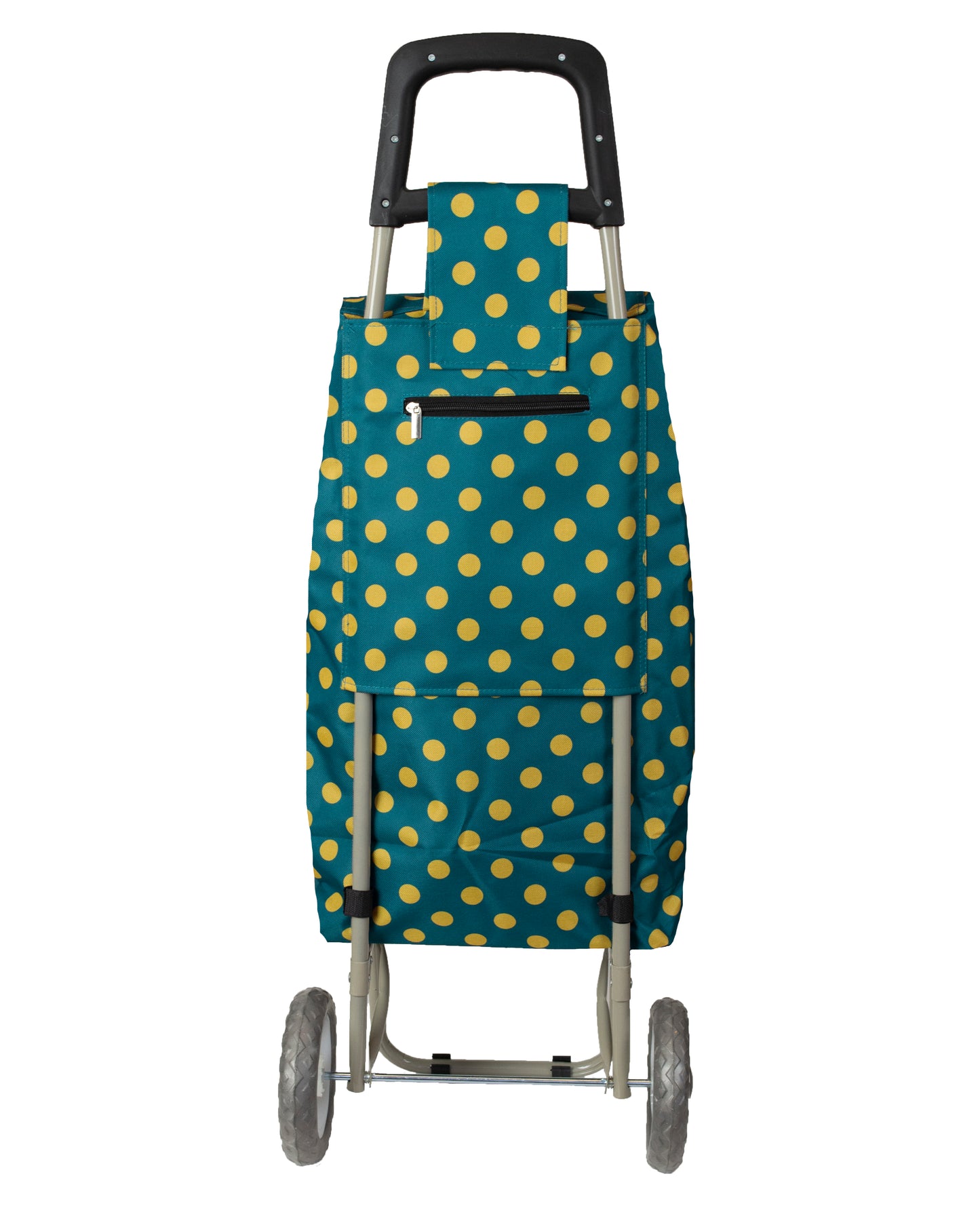 Dots Pattern Shopping Trolley Strong Large Basket Grocery