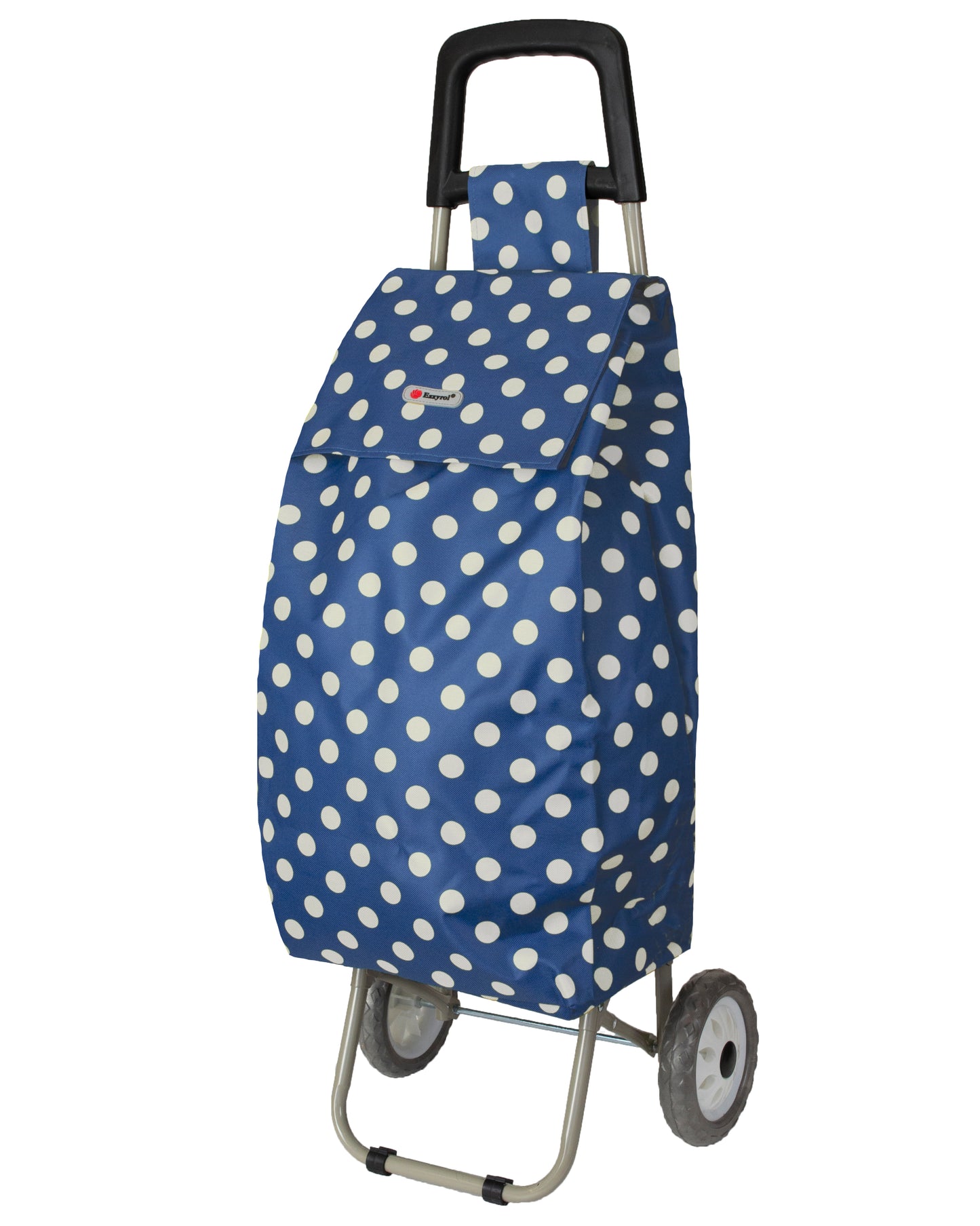 Dots Pattern Shopping Trolley Strong Large Basket Grocery