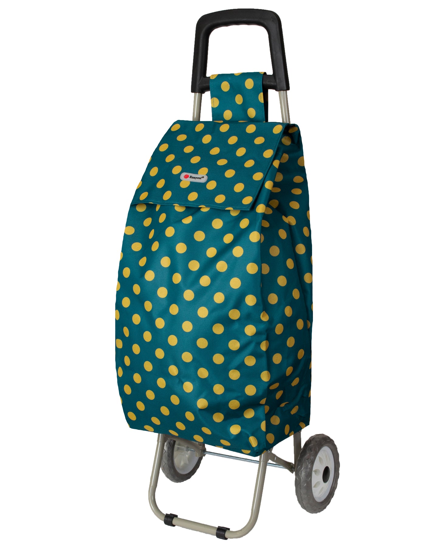 Dots Pattern Shopping Trolley Strong Large Basket Grocery