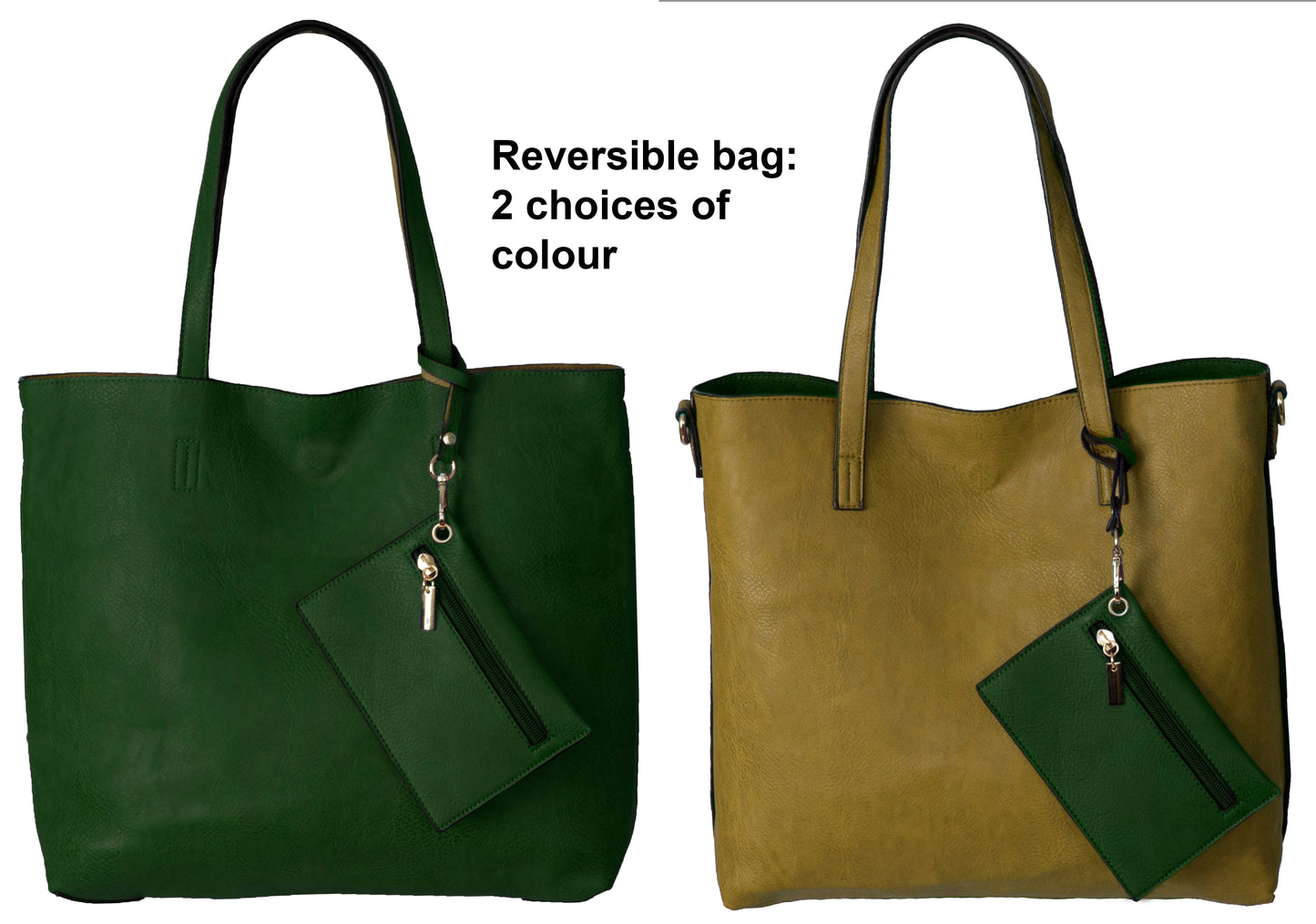 Reversible Tote Handbag Set