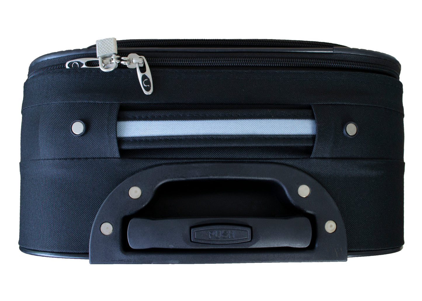 2 Wheels Soft Case Luggage Black-Grey
