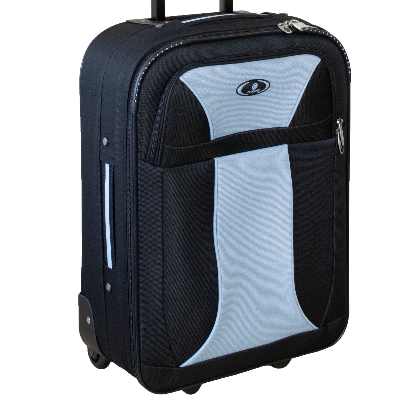 2 Wheels Soft Case Luggage Black-Grey