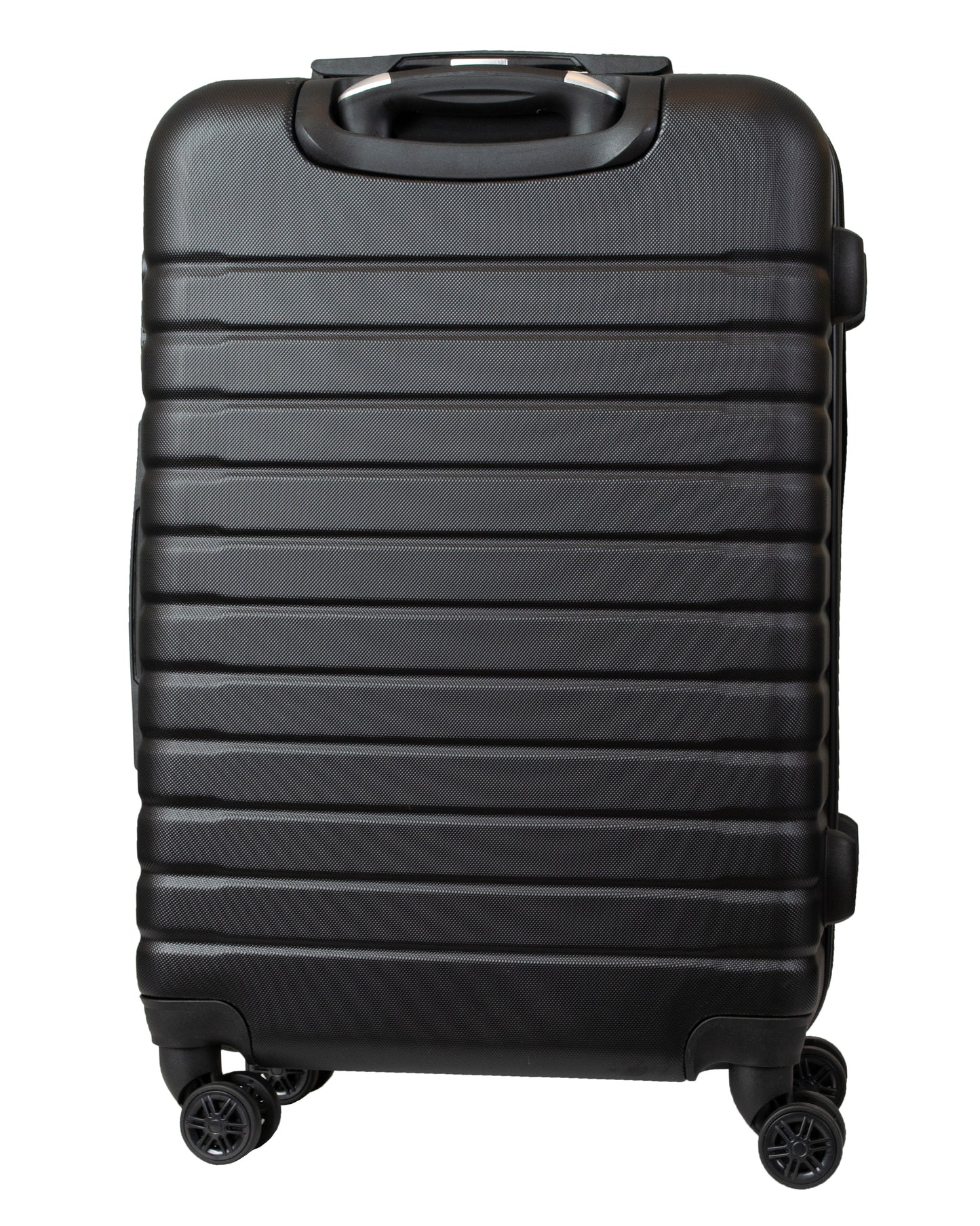 ABS Hard Shell Suitcase With Combination Lock 4 Wheels Black