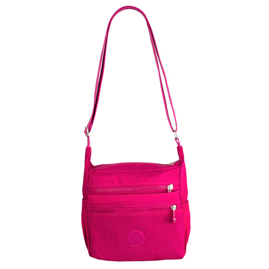 Nylon Cross-body Bag - Plain Colours