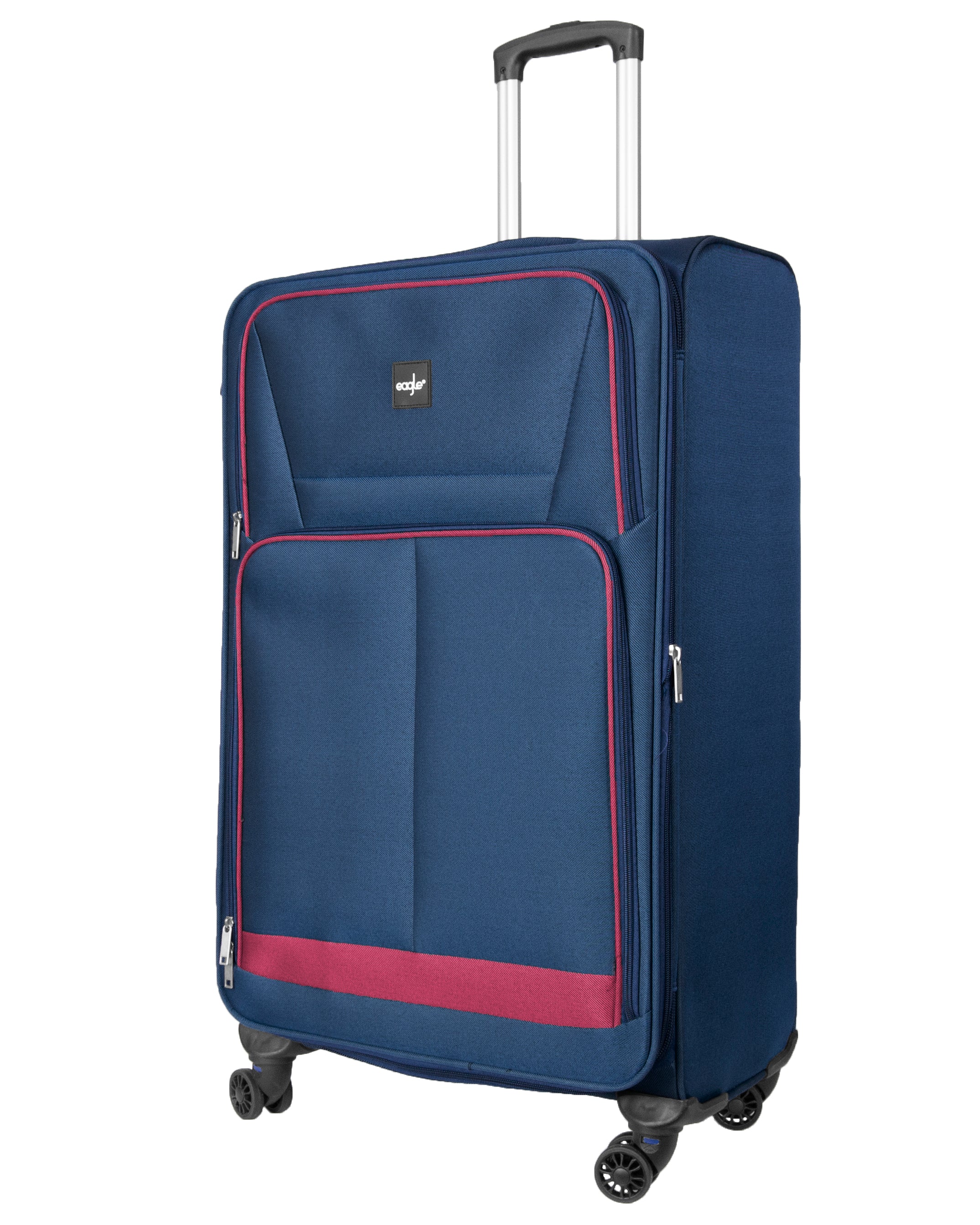 4 Wheels Soft Case Luggage Navy