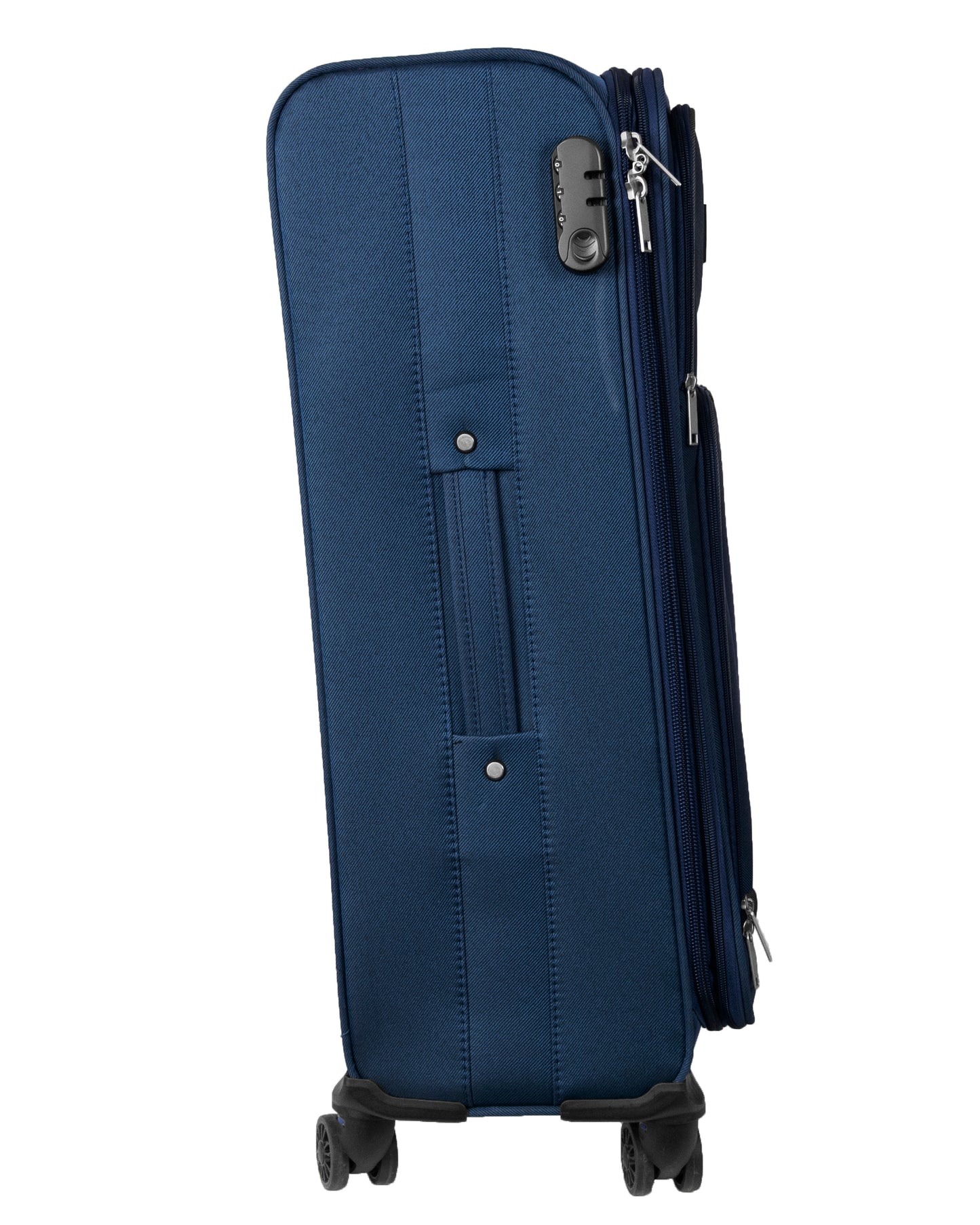 4 Wheels Soft Case Luggage Navy