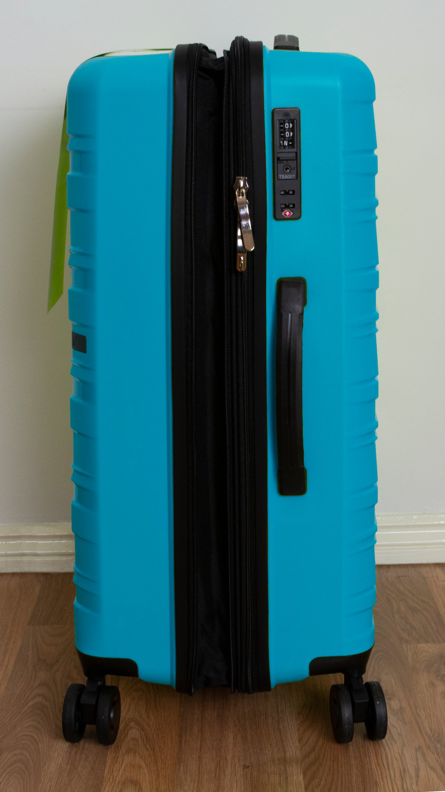 Waves ABS Hard Shell Cabin Suitcase Blue